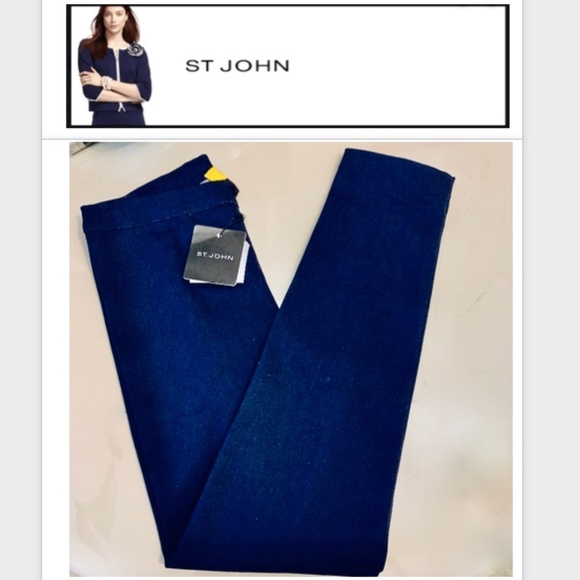 St. John Denim - St. John Denim Pants (Elastic Waist, Pull …